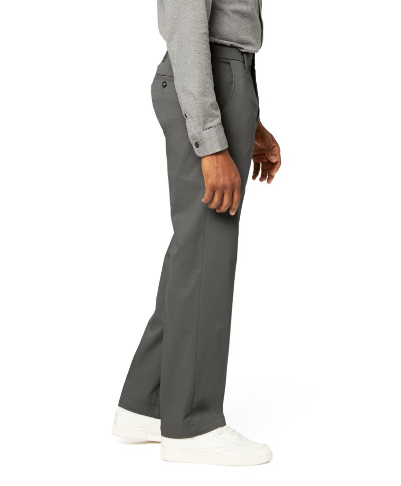 Dockers Men's Classic Fit Workday Khaki Smart 360 Flex Pants (Standard and Big & Tall), Storm Grey, 38W x 30L - Image 2
